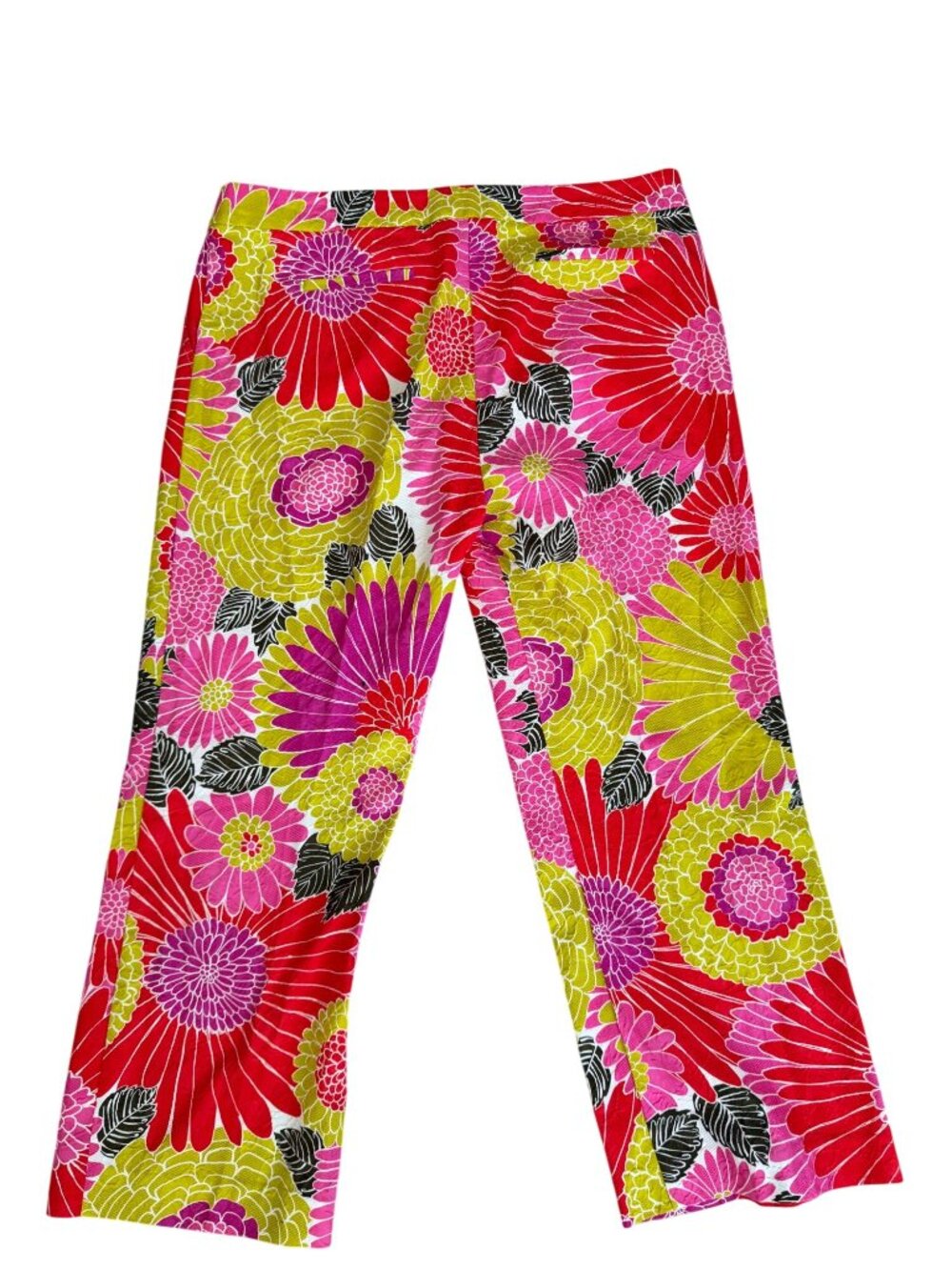 TRINA TURK Floral Crop Dress Pants Size 14 - Picture 2 of 12
